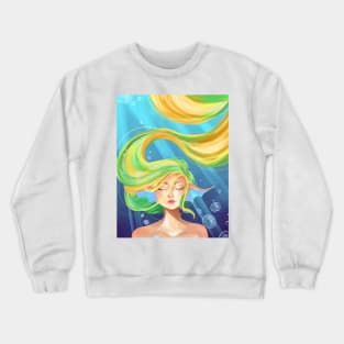 Dreaming mermaid Crewneck Sweatshirt